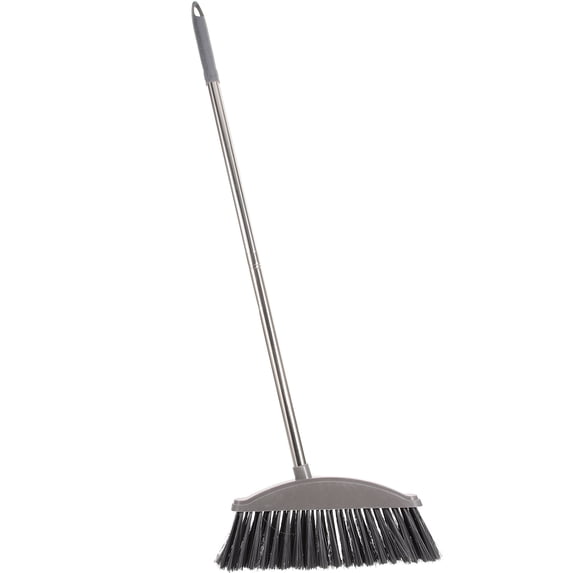 OULII Heavy Duty Industrial Broom Sweeper 87.3x30.4x1.2In Stainless Steel & Plastic for Garage, Warehouse, Outdoor Use