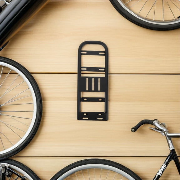 OULII Electric Bike Rear Rack Extended Design Stable Support Frame Black