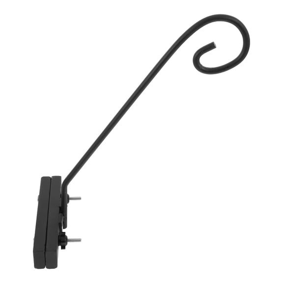 OULII Heavy Duty Metal Flower Pot Bracket with Hook for Outdoor Balcony Garden and Deck