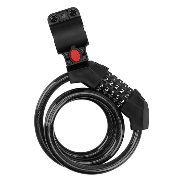 OULII Heavy Duty Bike Lock with PVC Shell for Secure Cycling - 1 Piece