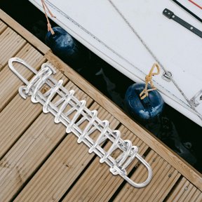 OULII Heavy Duty Stainless Steel Boat Mooring Spring Shock Absorber with Noise Reduction for Marine and Dock Use