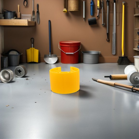 OULII Anti Impact Column Protector Yellow Plastic Wrap for Warehouse