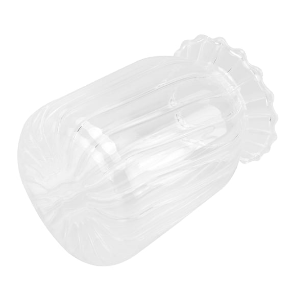 OULII Hemoton 1pc Vase Ornament Delicate Glass Transparent Flower Arrangement Container