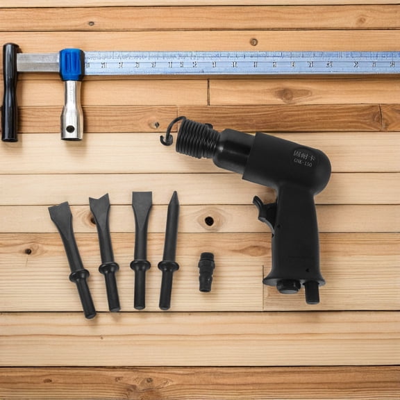 OULII 1Set Air Tool Hammer Pneumatic Black with Stable Performance for Automotive Brake Repair