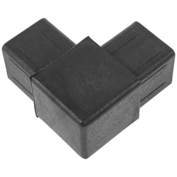 OULII Right Angle Corner Brace Connector for Home Steel Pipe Fixing in Black