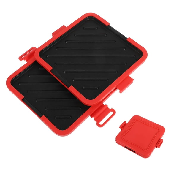 OULII Home Microwave Sandwich Toaster Nonstick Silicone Pan Quick Heat Easy Clean Cordless Design