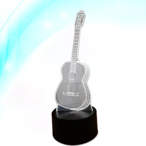 OULII Multicolor Illusion Table Desk Lamp with 3D Visual Lighting and USB Battery Power