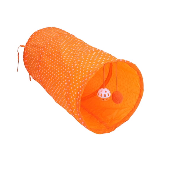 OULII Pet Fun Tunnel Cat Tunnel Toy Rebar 1Pack