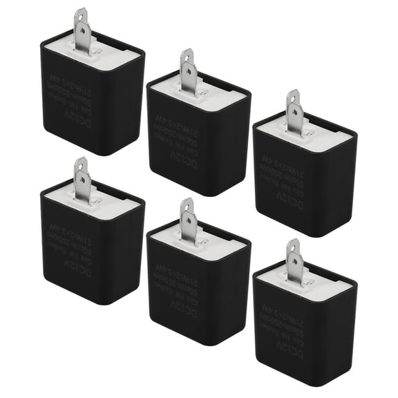 OULII Motorcycle LED Turn Signal Controller Enhanced Visibility Black 6Pcs