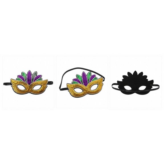 OULII Multicolor Glitter Masquerade , Costume for , Carnival, Prom , , 1 Set