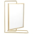 thumbnail image 1 of OULII Metal Rotating Picture Frame Double Sided Photo Display with Elegant Gold Finish, 1 of 7