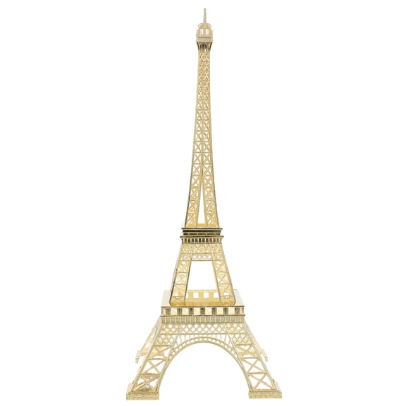 OULII Home Decor Eiffel Tower Model Iron 1 Pcs Golden Vintage Design Desk Ornament