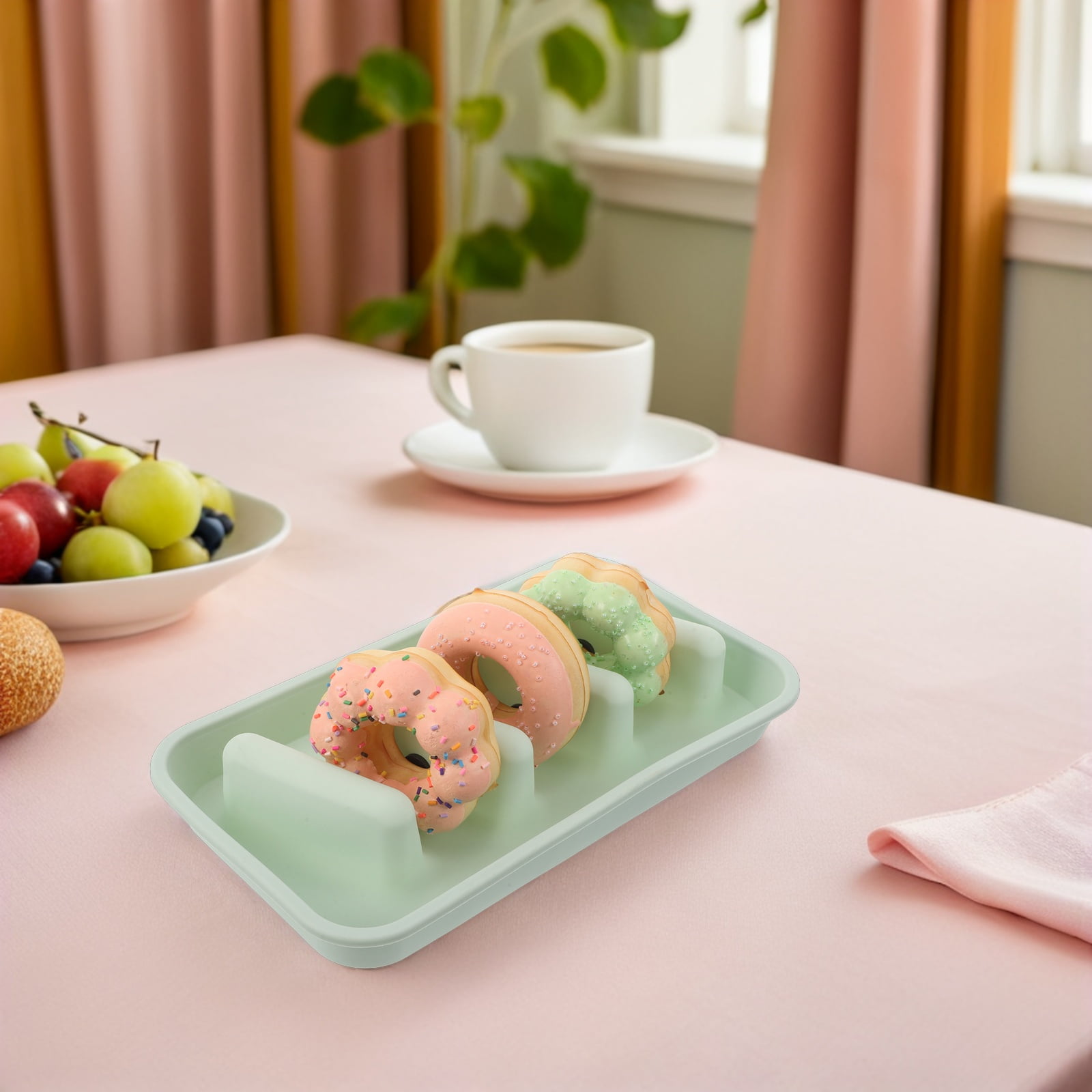 OULII Mexican Tortilla Rack Heat-Resistant Silicone Tray for Tacos ...