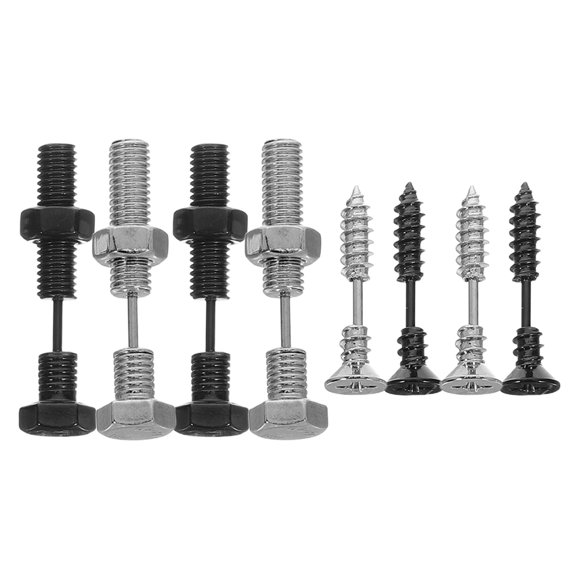 OULII Multi Color Stainless Steel Screwback Earrings for Decoration Fit and Unique Spiral Design 4 Pairs