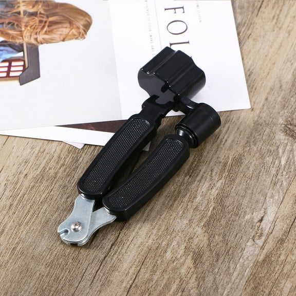 OULII ng Winder Cutter and Pin Puller Guitar Repair Tool in Black Made of High Strength Steel