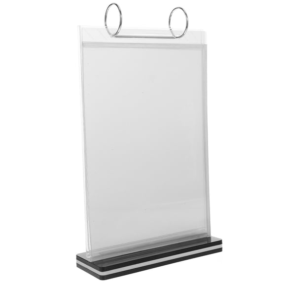 OULII Multifunctional Acrylic Menu Display Stand Holder for Tabletop Use in Bars and Exhibitions