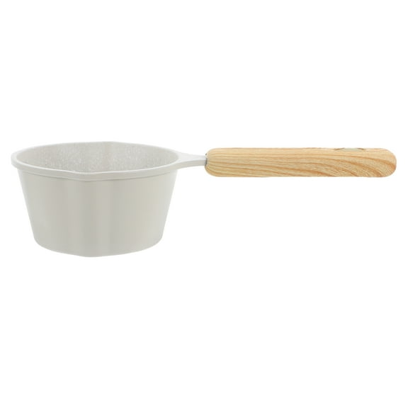 OULII Nonstick Saucepan For Small Kitchen Cooking White Aluminum Alloy 1Pcs