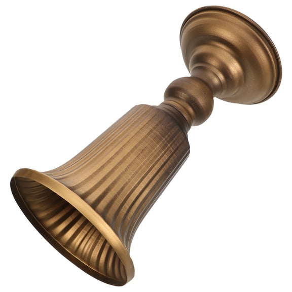 OULII Decorative Golden Metal Flower Vase for Fresh and Dried Flower Arrangement