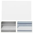thumbnail image 1 of OULII Transparent Silicone Refrigerator Mats for Shelves with Groove Design, 1 of 8