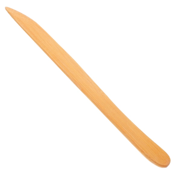 OULII Khaki Wood Xuan Paper Opener for Traditional Chinese Art and Paper Crafts