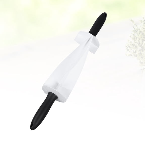 OULII Pastry Tools Croissant Rolling Pin White Rolling Pin for Hotel Use 1Pcs