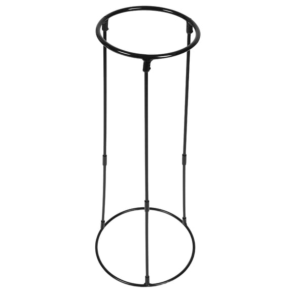 OULII Black Metal African Drum Stand for Adults Ergonomic Versatile Performance Display