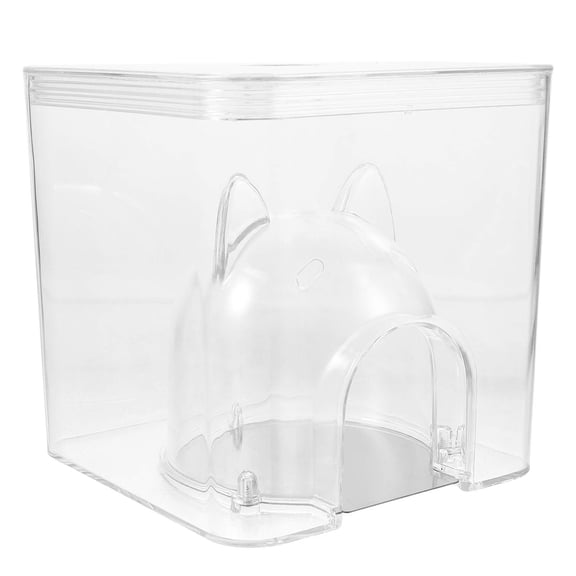 OULII Physical Cooling Nest for Small Pets with Transparent Plastic and Aluminum Plate