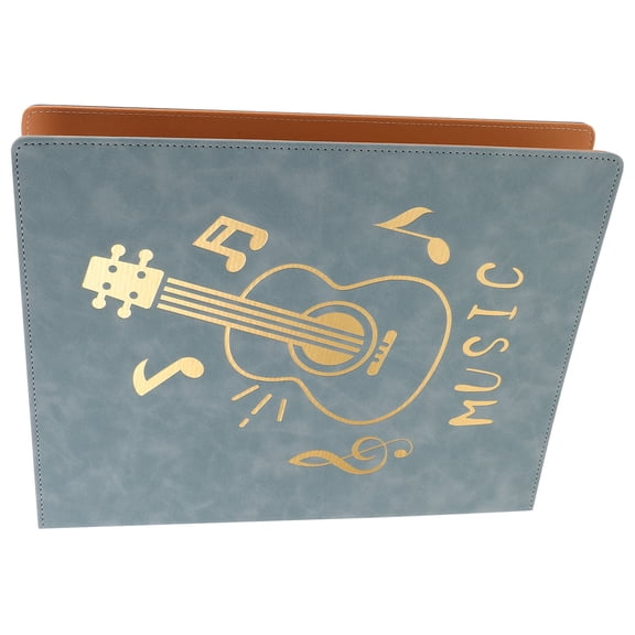 OULII Transparent Sleeve Music Binder in Sky Blue for Piano Sheet Music Storage