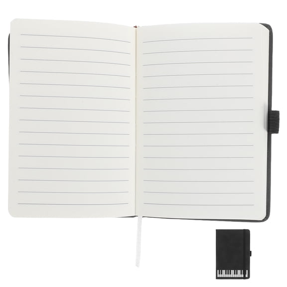OULII Piano Music Notebook with PU Cover, Smooth Paper for Writing, Journaling, Note Taking, and Sketching