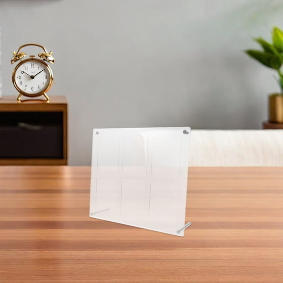 OULII Picture Holder Stand Transparent Acrylic Grid Layout Wedding Decoration 1Pack