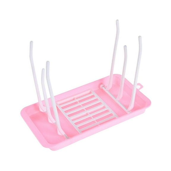 OULII Bottle Dryer Holder Baby Bottle Drying Rack Pink PP Free 1Pack