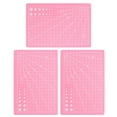 thumbnail image 1 of OULII 3Pcs Multifunctional Dual Sided ABS Cutting Mat for Sewing and Crafts, 1 of 7