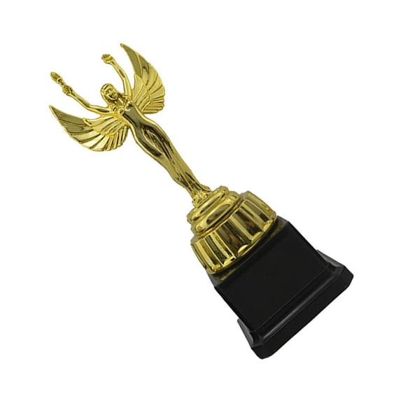 OULII Golden Plastic Award Trophy Cup Durable for Sports Competitions and Evaluation Activities