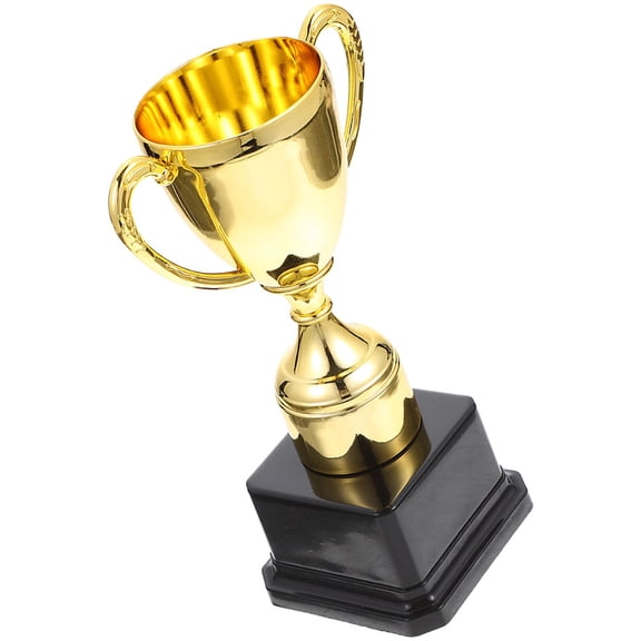 OULII Plated Gold Plastic Trophy for Multi Function Award and Decorative Celebration