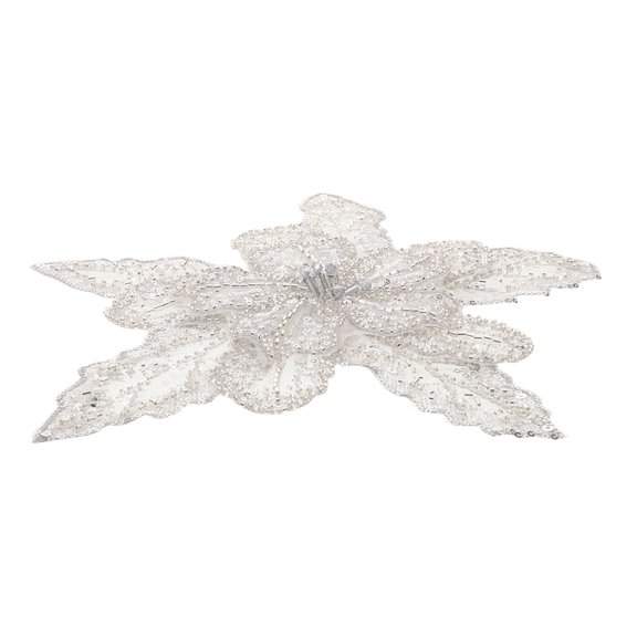 OULII Plated Floral Sequin Patch for Stage Costume Decoration and Craft Embellishment