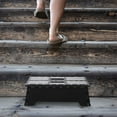 thumbnail image 1 of OULII Compact Foldable Step Stool Black PP Lightweight Design for Elderly and Home Use 1 Set, 1 of 7