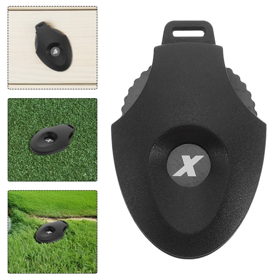 OULII Golf Score Counter Black Practical Golfing Scoring Keeper with Sturdy Reusable Material