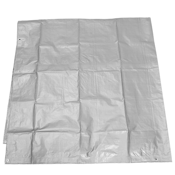 OULII Plated Silver Outdoor Heavy Duty Tarpaulin Cover Water Resistant Pe Material