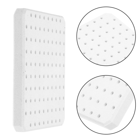 OULII Pottery Firing Mat Even Heat Distribution Refractory Material for Artists White 1Pcs