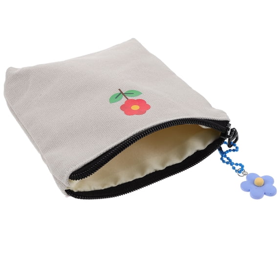 OULII Grey Portable Menstrual Pad Storage Pouch with Craftsmanship for Easy and Convenient Small Item Organization