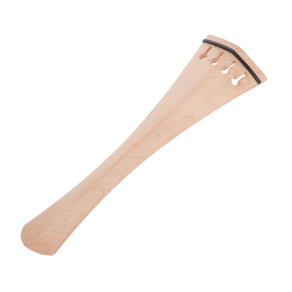 OULII Professional Maple Wood Tailpiece for Cello with Ebony Inlay and Enhanced Sound Stability