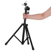 OULII Professional Black Metal Cymbal Stand with Adjustable Boom Arm for Drum Set Percussion Accessories