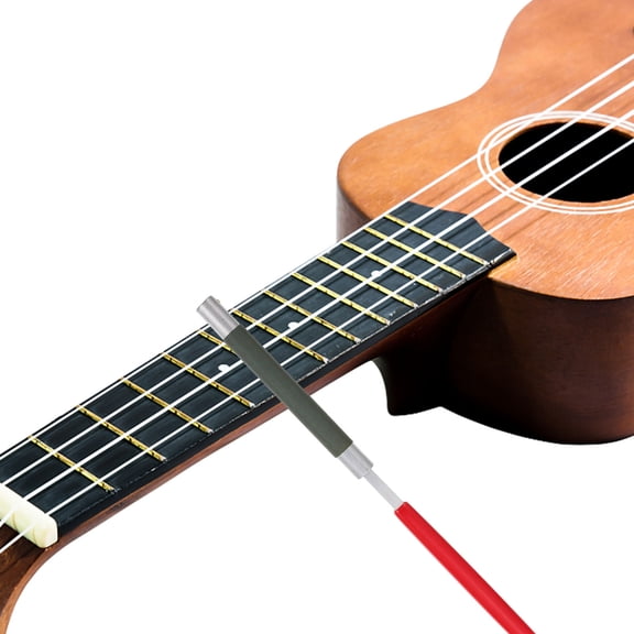 OULII Professional Guitar File Metal Red Fret Leveling File Musical Instruments 1Set