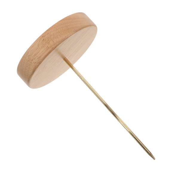 OULII Professional Wooden Check Spindle Holder with Durable Base for Office Organization