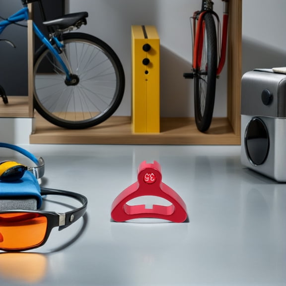 OULII Compact Red Bike Rim Truing Tool Spoke Wrench for Smooth Wheel Adjustment