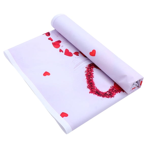 OULII Red Vinyl Photo Background for Indoor and Outdoor Photography