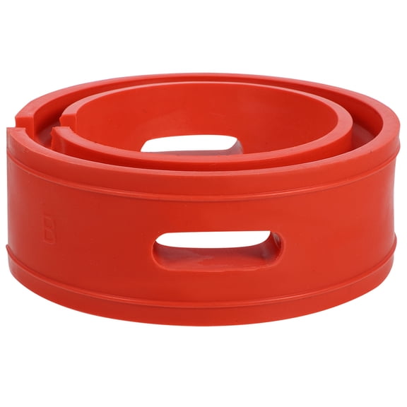 OULII Red Rubber Car Shock Absorber Spacer for Improved Cushioning and Driving Comfort