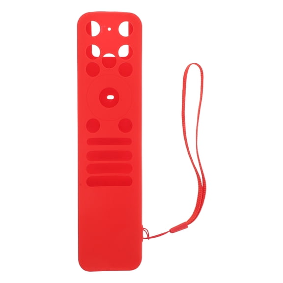 OULII Red Silicone Remote Control Protector Case Soft Flexible Sleeve Cover for TV Remotes with Precise Fit