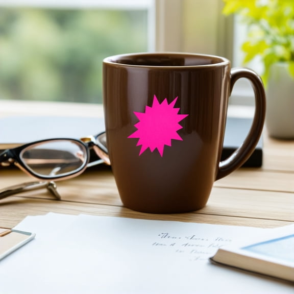 OULII Rosy Adhesive Price Labels Stickers for Retail Store Display and Office Organization