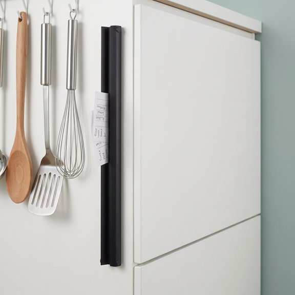 OULII Wall Mounted Kitchen Order Holder Black Lightweight Aluminum Magnesium Receipt Organizer